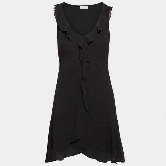 Wilfred Hera Ruffled Chiffon Mini Dress - Picture 3 of 6